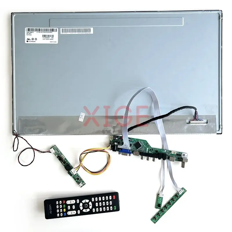 Imagem -05 - Placa de Controlador de Matriz de Exibição Analógica de tv Apto Ltm270ht03 M270han01.0 Lvds 30 Pinos 1920*1080 Vga av Usb rf 27 Kit Hdmi-compatível