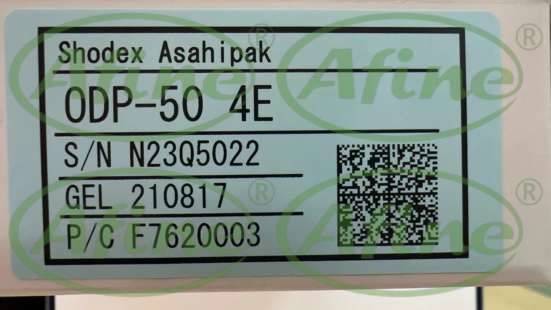 AFINE Shodex F7620003 asahib ODP-50 4E kolom, 4.6mm ID, 250 mm panjang