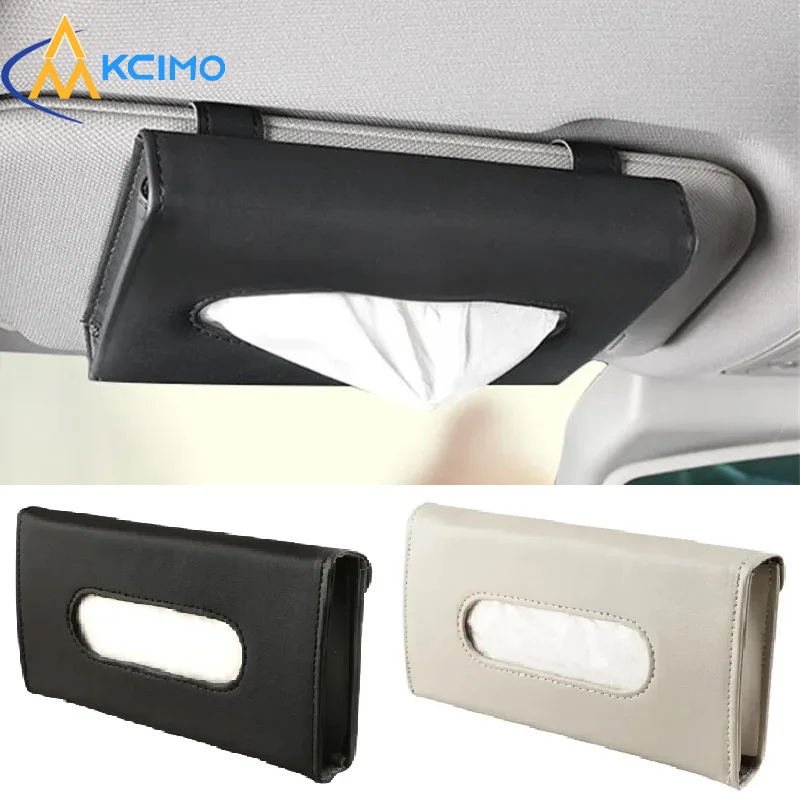 

Car Tissue Box Sun Visor Tissue Box Effortless Cleanliness Space Saving Convenience Secure Mount Design Car Decor Accessories