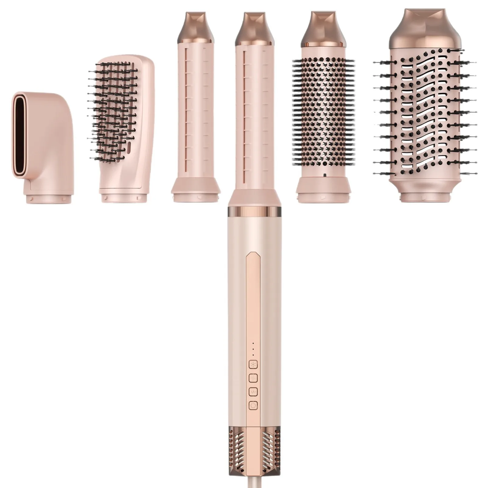 High-speed hair dryer Multifunctional automatic curling iron Straight roll six-in-one hot air comb