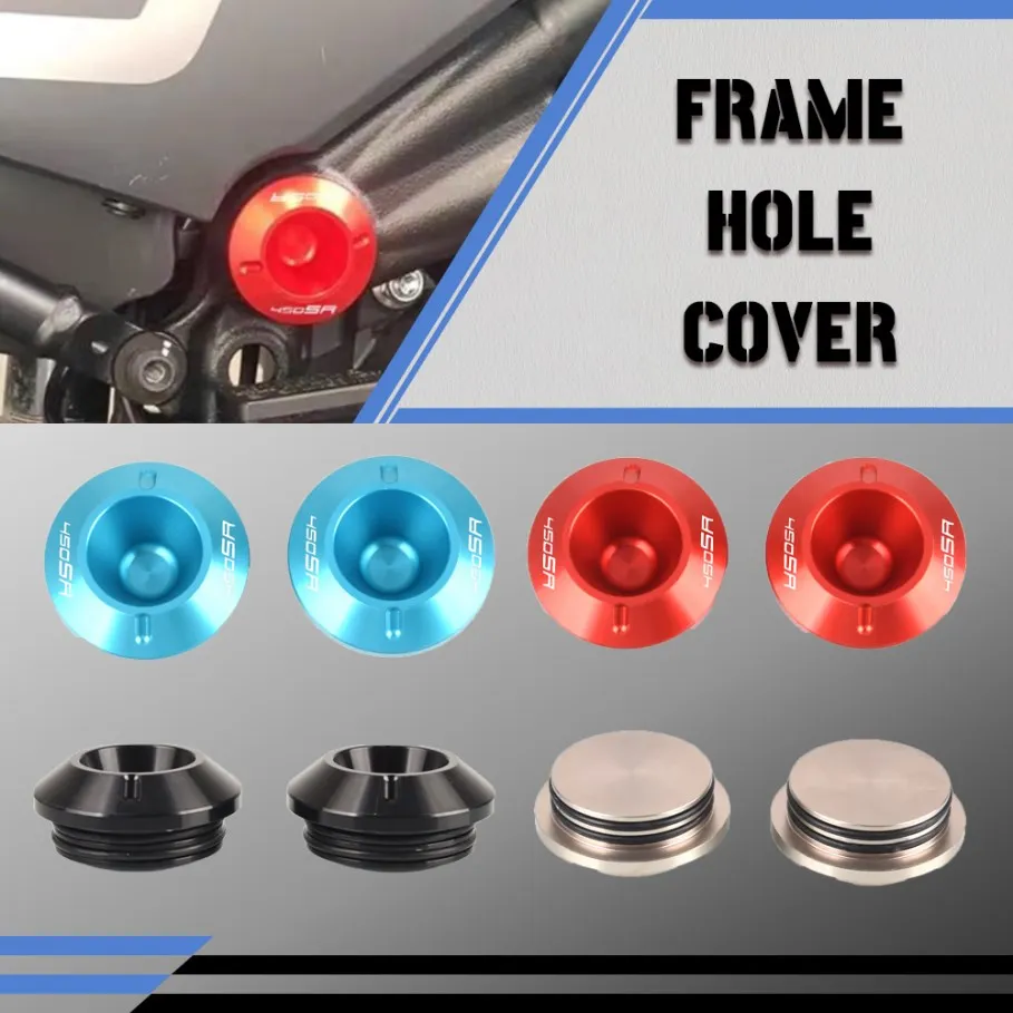 

Frame Hole Cap Plug Frame Insert Swingarm bolt Cover Motorcycle Accessories FOR CFMOTO 450SR 450 SR 2022 2023 2024 450SS 450 SS