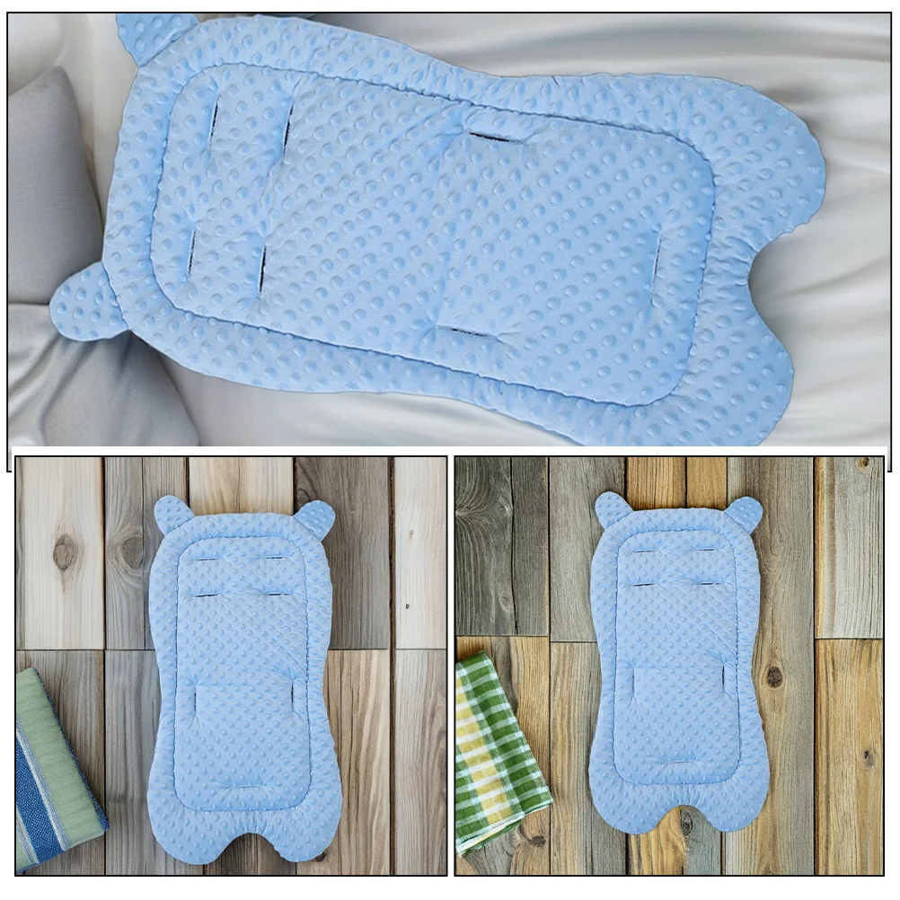 وسادة وسادة لعربة الأطفال ناعمة للرضع، بطانة مقعد قابلة للتنفس، مريحة لجميع المواسم، وسادة عربة الأطفال حديثي الولادة