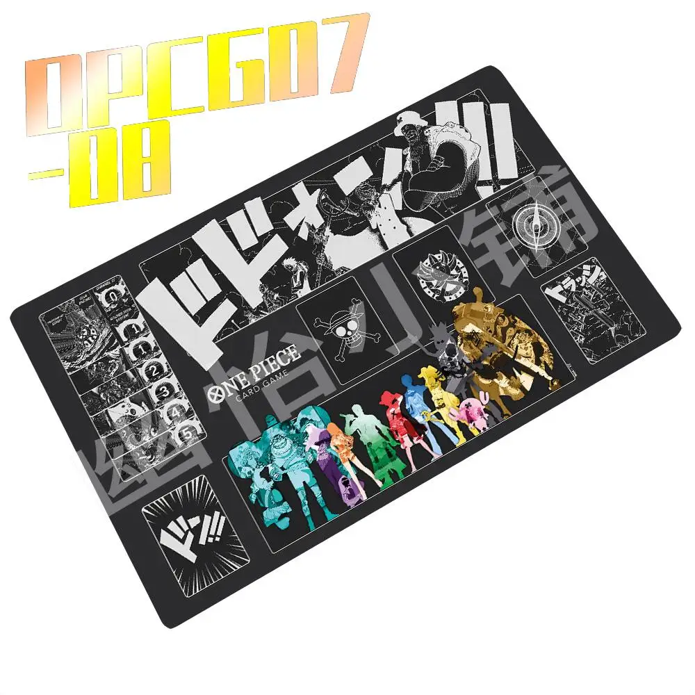 

OPCG Playmat High-Quality 60Cm*35Cm*3Mm One Piece Non-Slip Rubber Playmat Shanks Trafalgar Law Anime Playmat Card Game Mat Gift