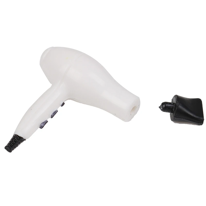 ドールハウス-ミニチュアヘアドライヤー,バスルームアクセサリー,1:12, 1個