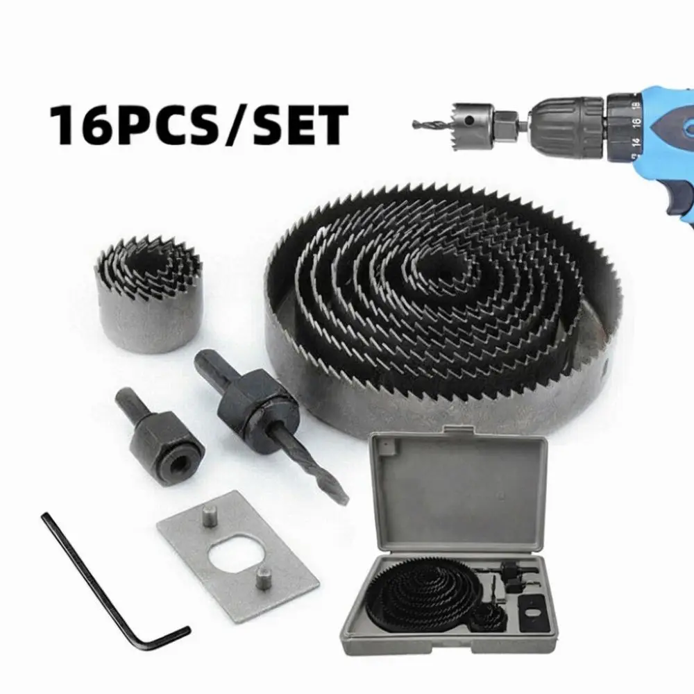 

Размер 19-127 мм, открывалка для отверстий, деревообрабатывающие сверла, круговые сверла, круглый корпус, набор прецизионной резки, комплект сверлильного станка