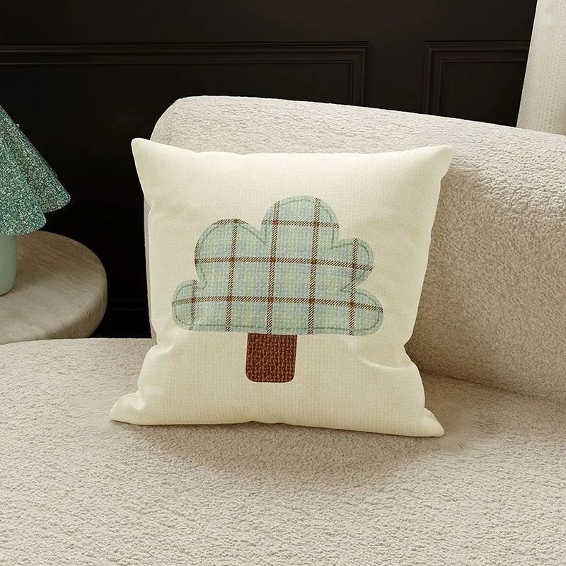 Fruit Embroidery Throw Pillow Covers Pattern Cushion Cover Suitable for Sofa Bedroom Car Pillow Cover