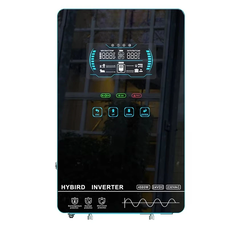 Hybrid Off-Grid Solar Inverter 4.5kw, 24V DC 150A Support 230V AC 50HZ 60HZ CAN Communication Port