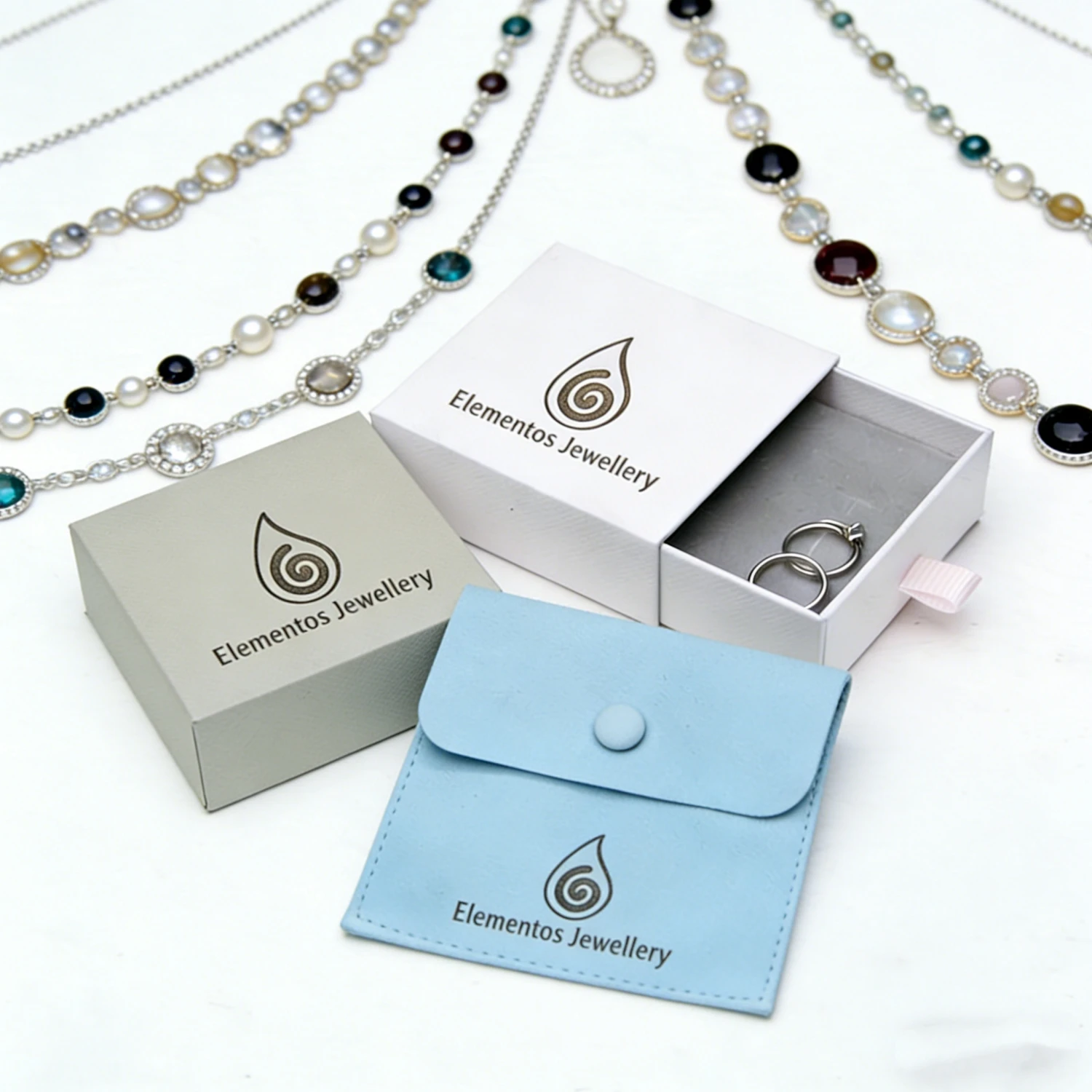 

Набор для упаковки ювелирных изделий, 20 шт., роскошная подарочная коробка, мешочек, индивидуальный логотип, свадебные сувениры