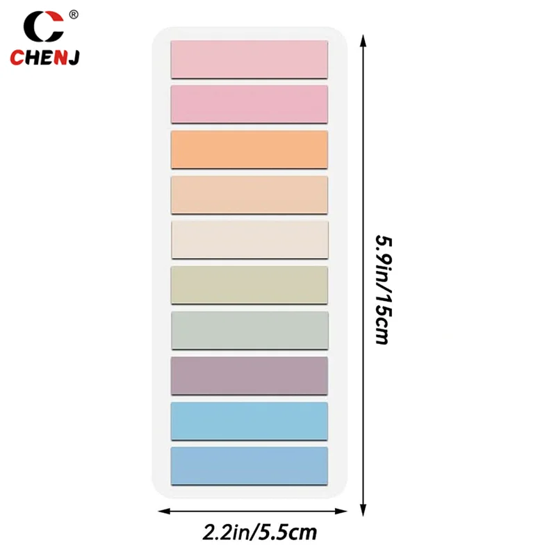 1set pennarelli per pagine colorate impermeabili schede indice segnalibro note adesive blocco note cancelleria Kawaii forniture per ufficio scolastico