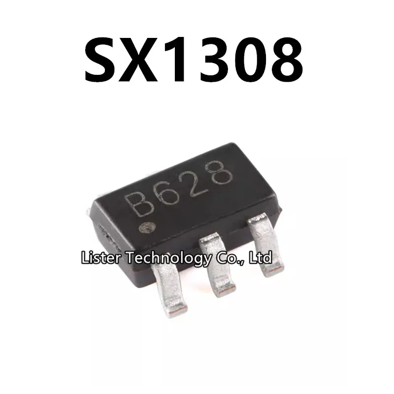 10~200PCS/Lot New SX1308 SOT23-6 Marking:B628 DC-DC 25V Output 2A Boost Power 1308 SMD