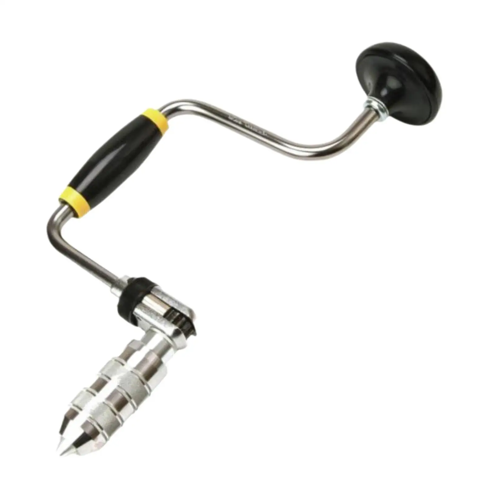 Carpenters Bit Brace Swing Bit Clip Woodworking with Swing Arm Woodworker 4 Jaw Chuck for Acrylic Wood Construction Home