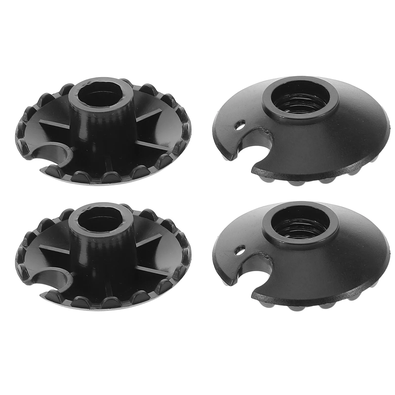 

4pcs Trekking Poles Accessories Universal Fit Walking Stick Baskets Mud Snow Replacement Baskets for Canes