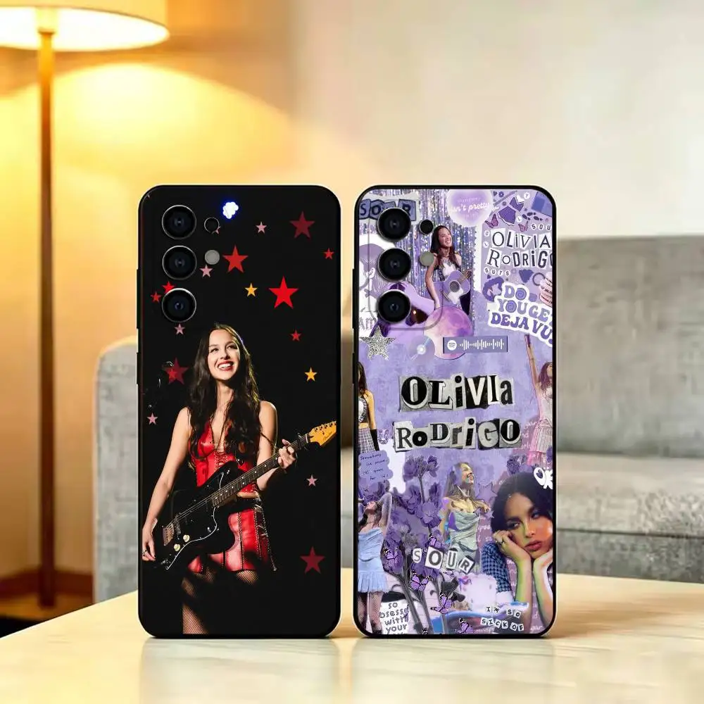 singer A-Olivia R-Rodrigoes  Phone Case For Samsung S 25,24,23,22,30,21,10,9,Ultra,Plus,Lite,FE,4,5 GBlack TPU Soft Case