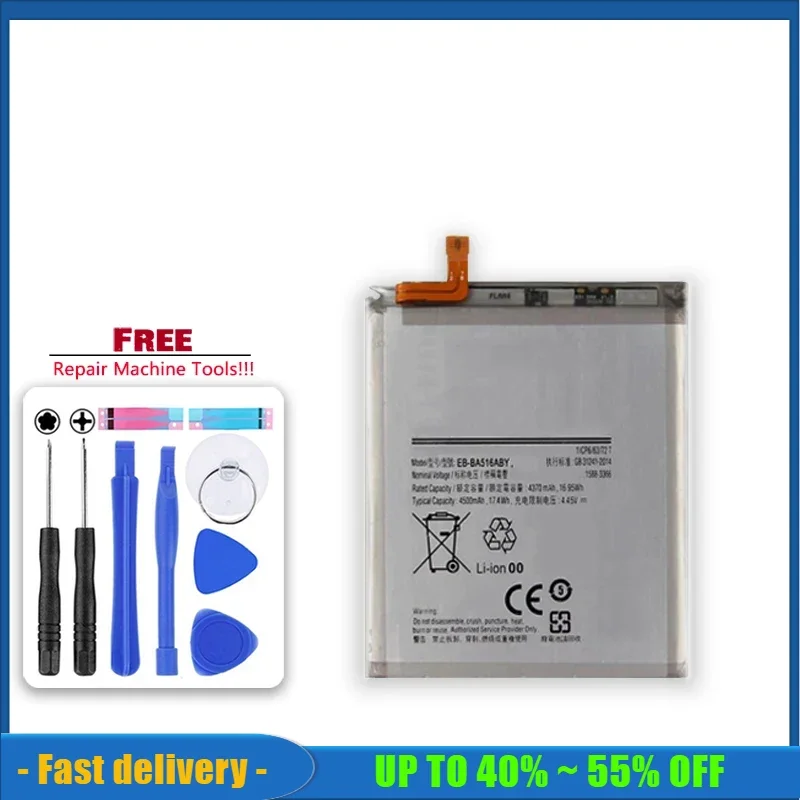 

EB-BA516ABY 4500mAh Replacement Mobile Phone Battery For Samsung Galaxy A51 5G (not For 4G) A516 SM-A516B/DS SM-A5160 SM-A5160