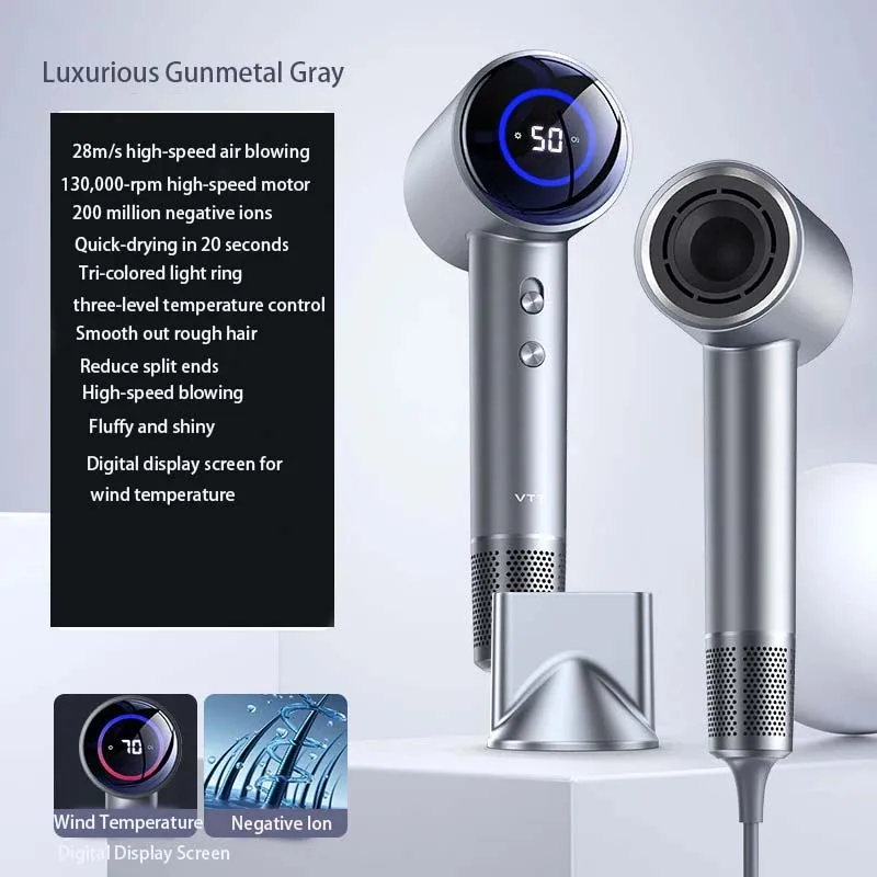Professional Salon Travel Hair Dryer Set Ionic Technology Mini Electric DC Motor Lightweight Portable Hairdryer Styling Tool
