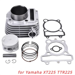 Motorcycle Cylinder Head Overhaul Mat Piston Rings Gasket Kit 3RW-11310-00-00 for Yamaha TTR225 1999-2004 XT225 Serow