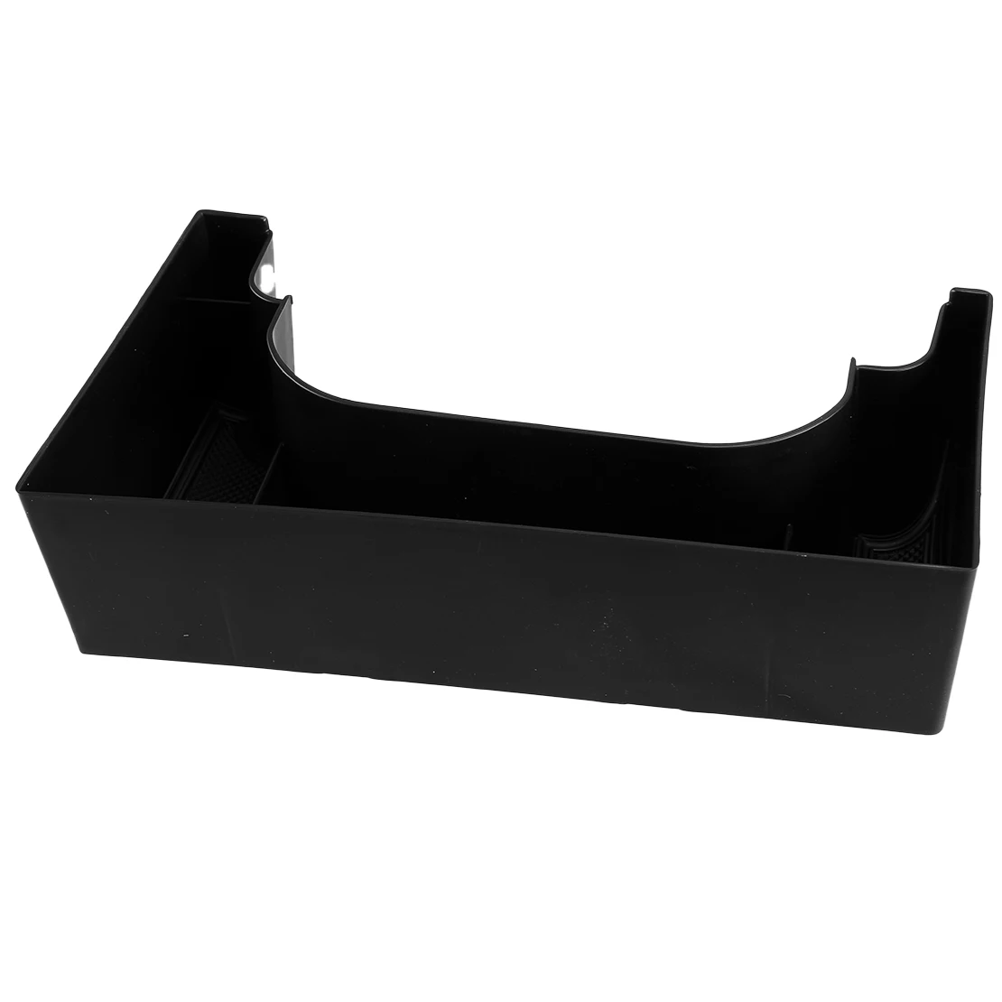 Car Black Front Center Console Storage Box Organizer Holder Tray Fit for Hyundai Kona 2024 LHD