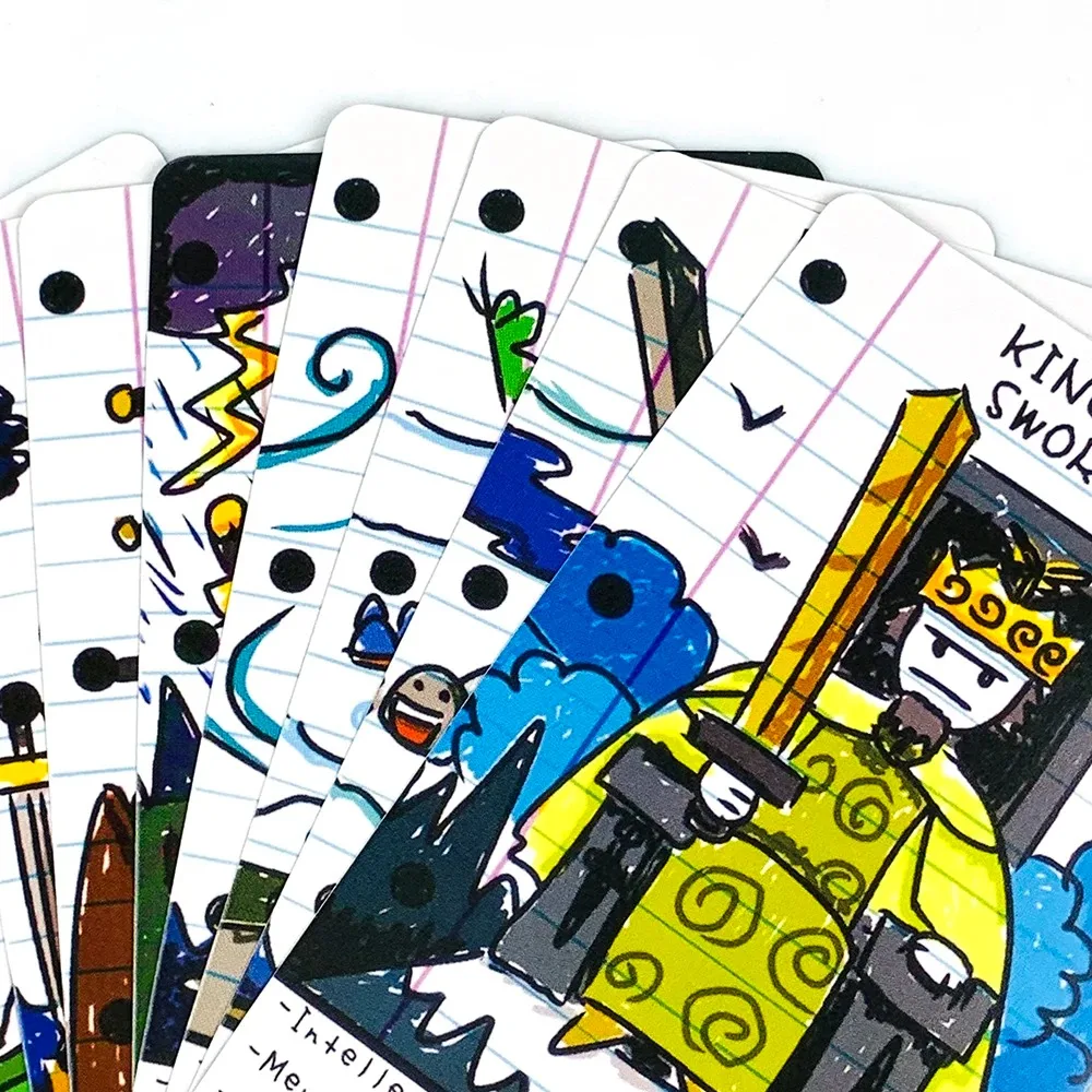 -Tarot Cards A 78PCS Cards English Visions Fate Divination Edition Borad Playing Games Halloween and Christmas Games..