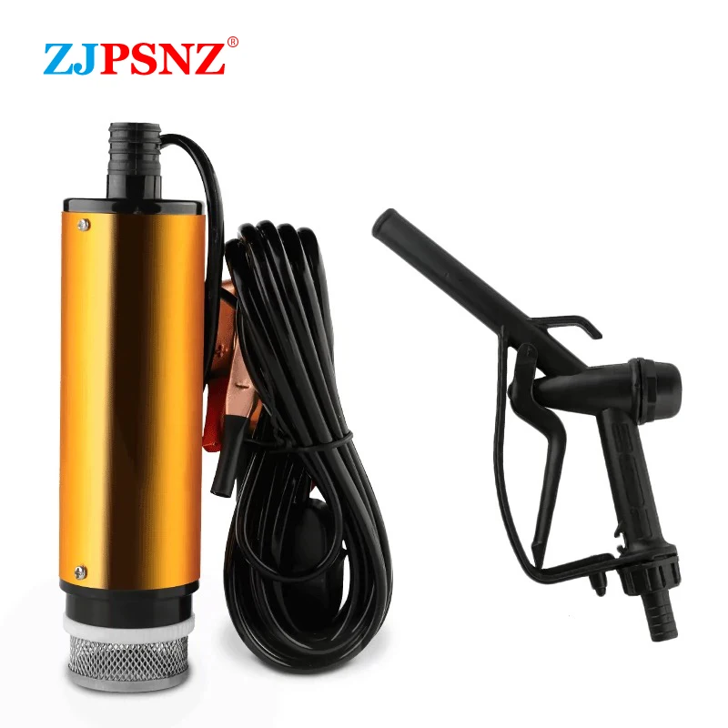 Draagbare Elektrische Dompelpomp 12V 24V Diesel Olie Water Afvalwater Overpompset Brandstofpompset voor Auto Kamperen Vissen Camper - afbeelding 1