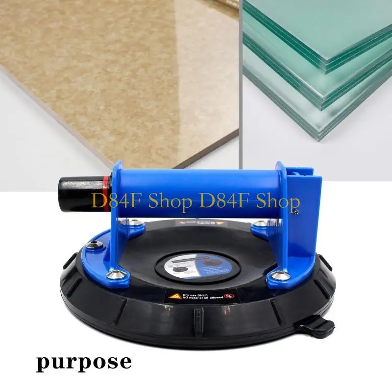 D84F Vacuum Suction Cup 8'' 200kg Bearing Capacity Heavy Duty Vacuum Lifter for Tiles