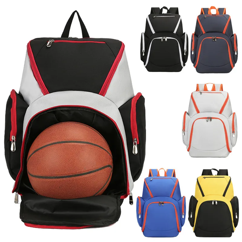 Mochila deportiva de baloncesto para hombre, bolsa de viaje ligera y resistente al agua, de gran capacidad, para gimnasio y acampada