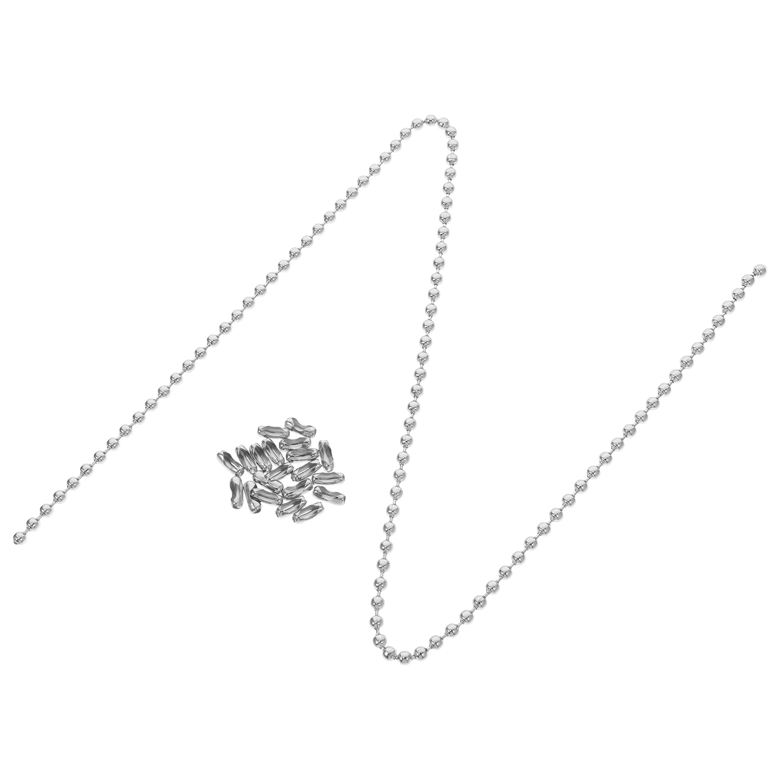 

1Set Ceiling Pull Chain with Connector Beaded Chain Extender for Fan Bed Light Switch Lamp Fixture Replacement Handle Decoration