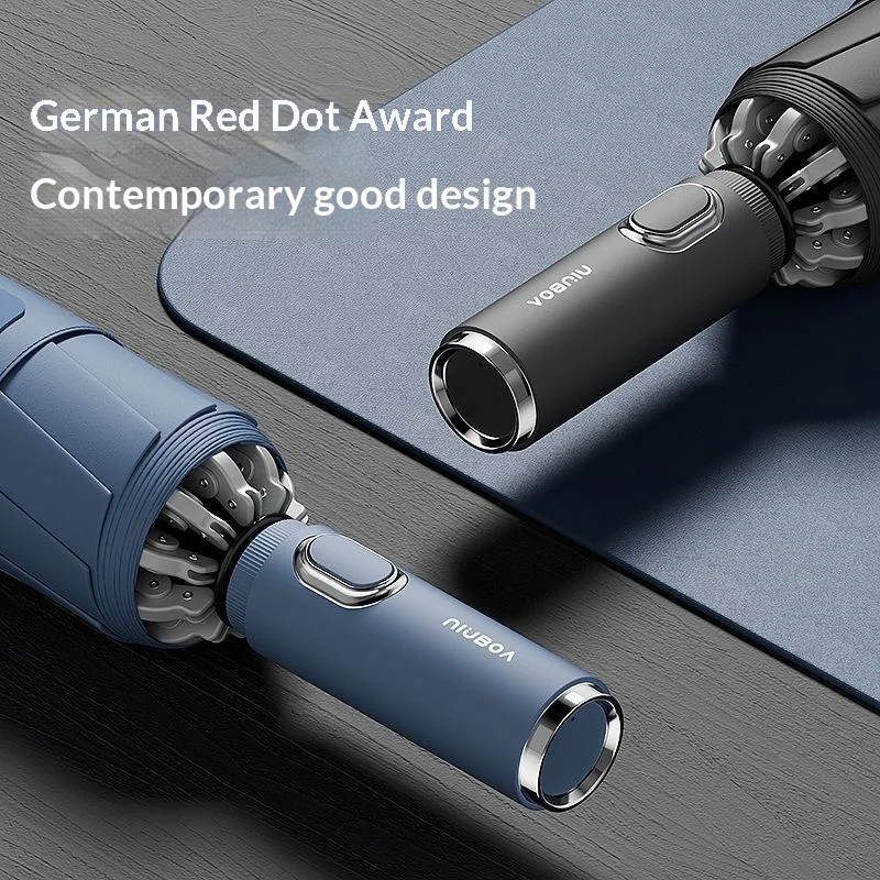 

Automatic Reverse Fold Umbrella Step-Close Large Windproof Durable Car-Friendly All-Weather Sun/Rain