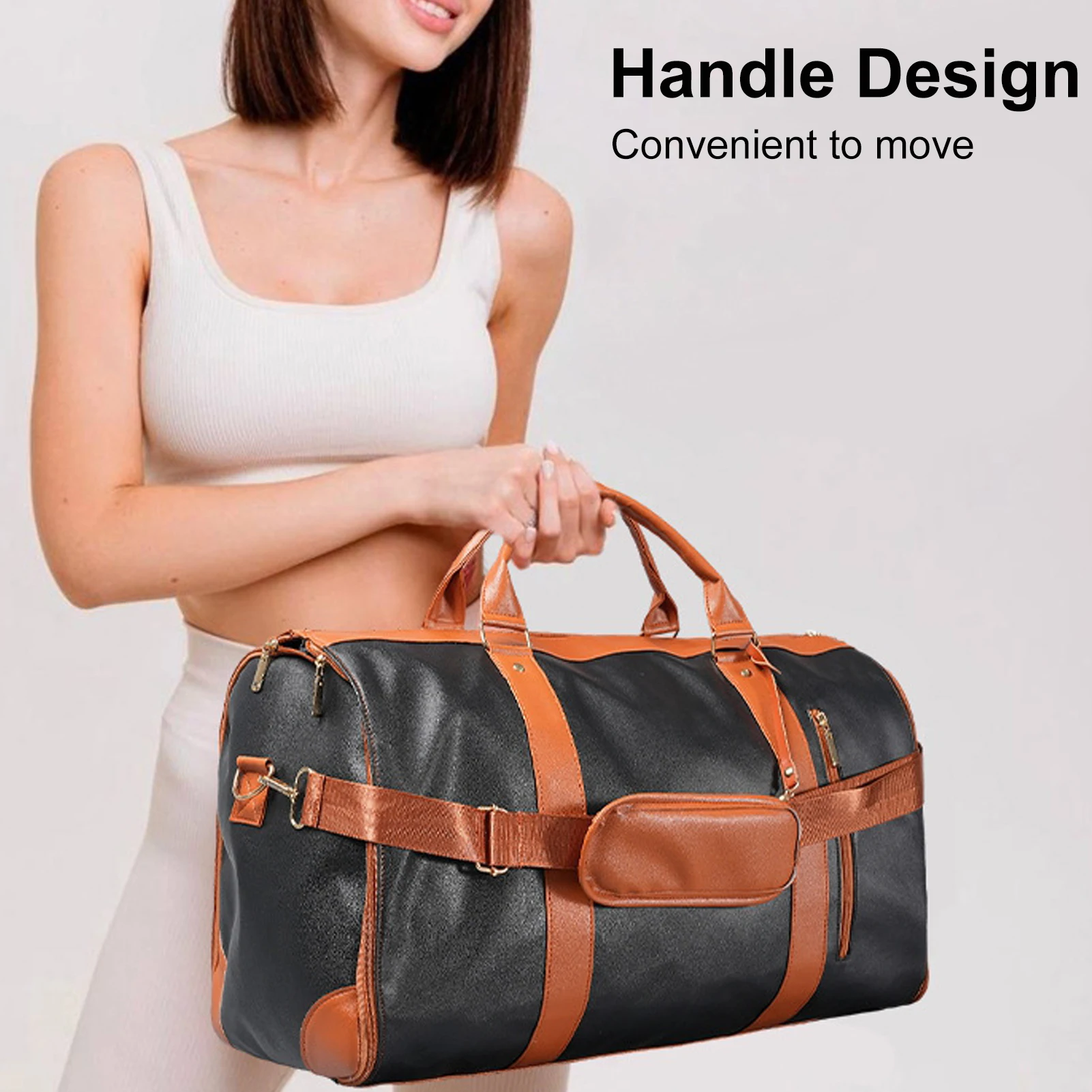 New Large Capacity Travel Bag Foldable Sports Duffle Bag Women\'s Handbag Waterproof Clothes Business Totes Outdoor Fitness Bags