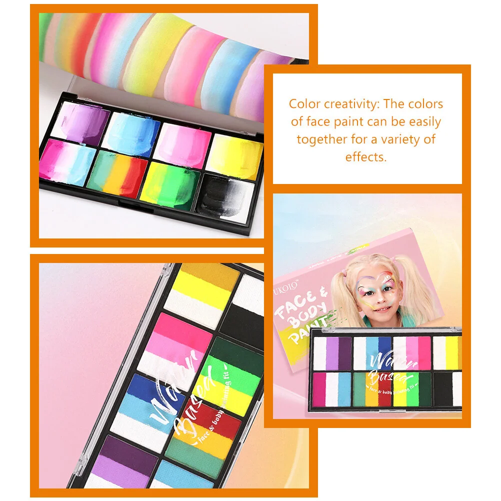 แต่งหน้า Palettesss แต่งหน้าสีแบบพกพาแต่งหน้า Palettes Kit Water Solution ชุดสีแบบพกพาปาร์ตี้เทศกาลแต่งหน้า