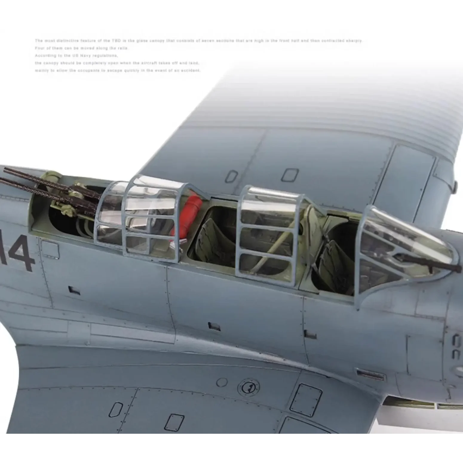 Kit Model Skala Pesawat Serangan Rakitan 1:48 L4807 Devastator' Douglas TBD-1 VT-8 Di Midway 1942 Oleh Great Wall Hobby