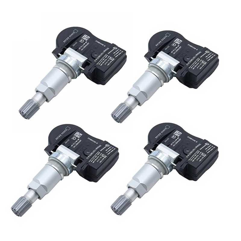 4PCS 52933-D9100 52933-D4100 52933-F2000 TPMS Tire Pressure Sensor For Hyundai Elantra Ioniq Kona Kia Soul Niro Optima Genesis