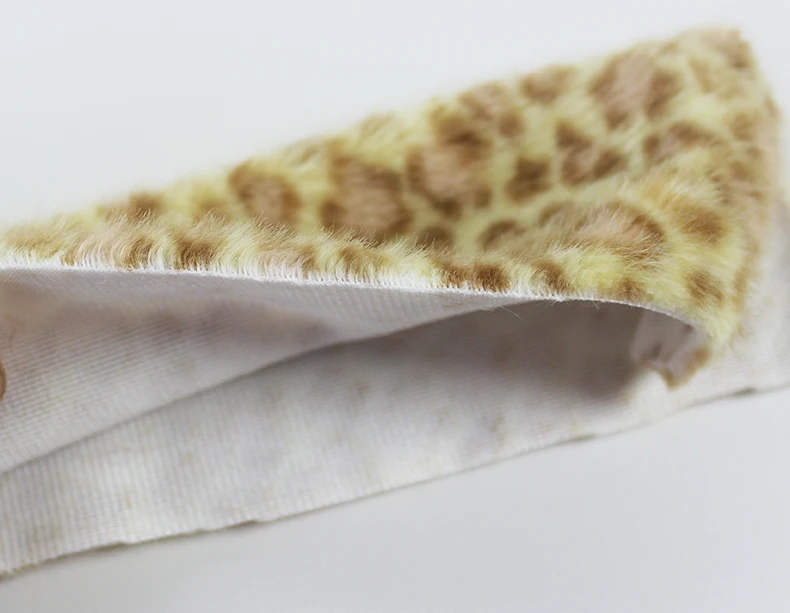 Künstliches Kaninchenfell mit Druckmuster für Puppenkleidung, Kissen, DIY-Näharbeiten, Schals und Heimdekoration – Detail 4