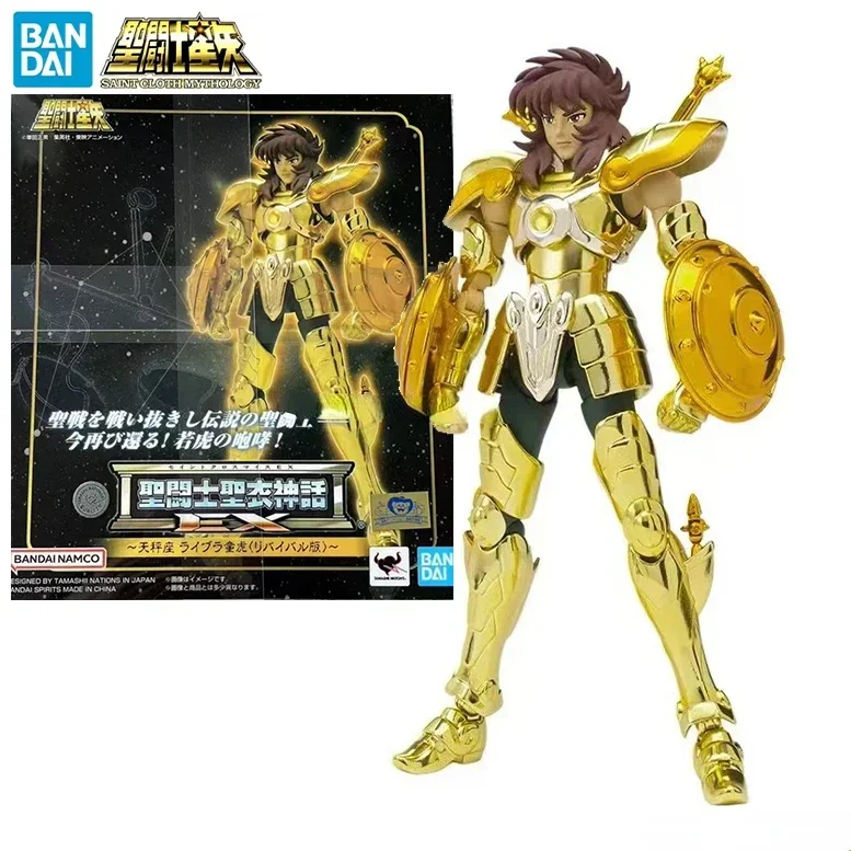 متوفر في المخزون BANDAI Saint Cloth Myth EX Golden Saint Libra Boy REVIVAL Ver. لعبة شخصية قابلة للجمع من مادة PVC #1