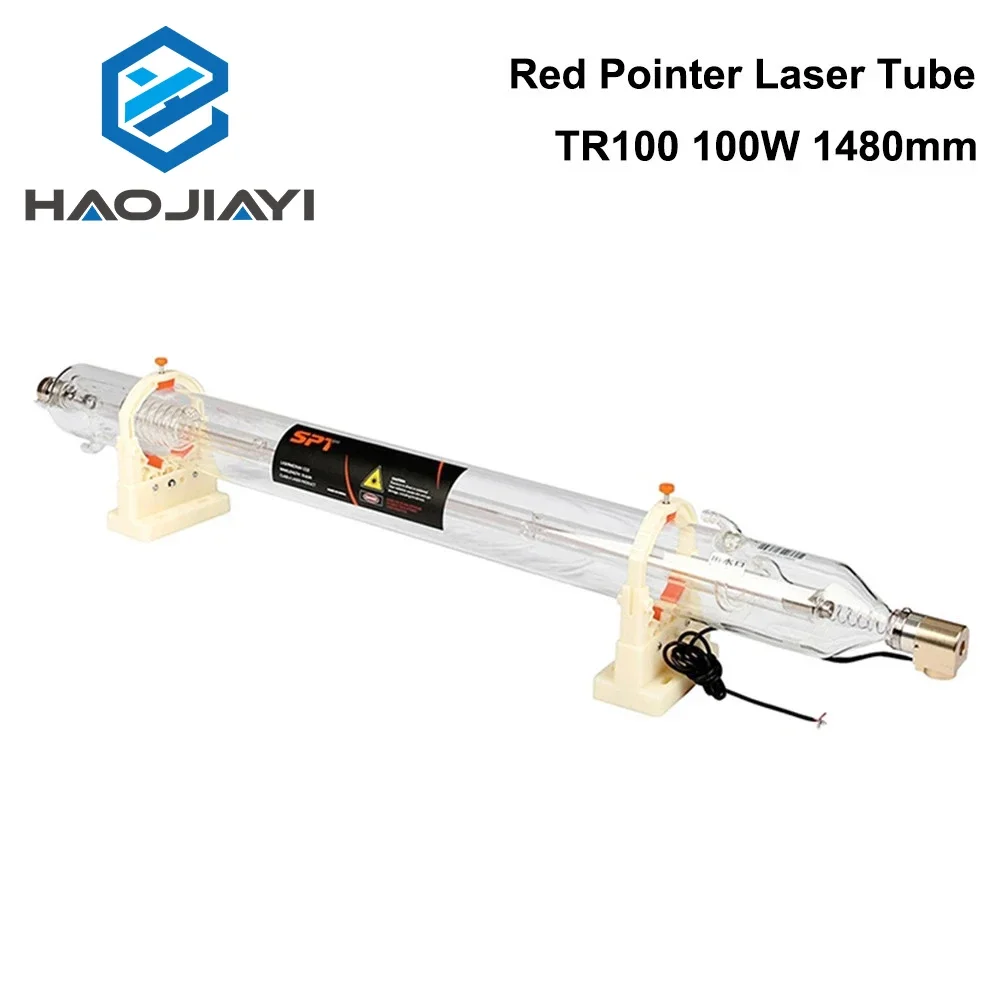 

HAOJIAYI TR100 Co2 Laser Tube 100W Length 1480mm Dia.80mm for CO2 Laser Engraving And Cutting Machine