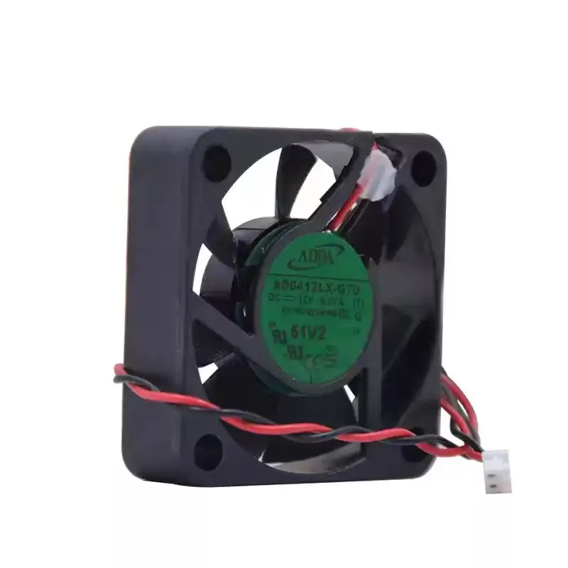 Original For ADDA AD0412LX-G70 12V 0.07A 4010 40mm 2Pin Hypro Bearing Ultra Thin Slim Silent DC Brushless Fan Mini Projector