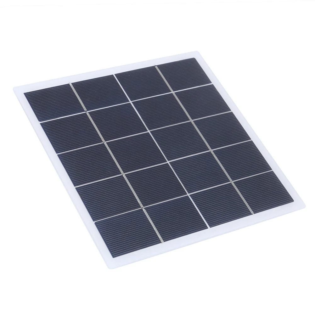 1pcs Solar Panel 7W 5V Portable Polycrystalline Solar Panel Laminate Coordinator DIY Accessories 0-800MA 172*175*2mm