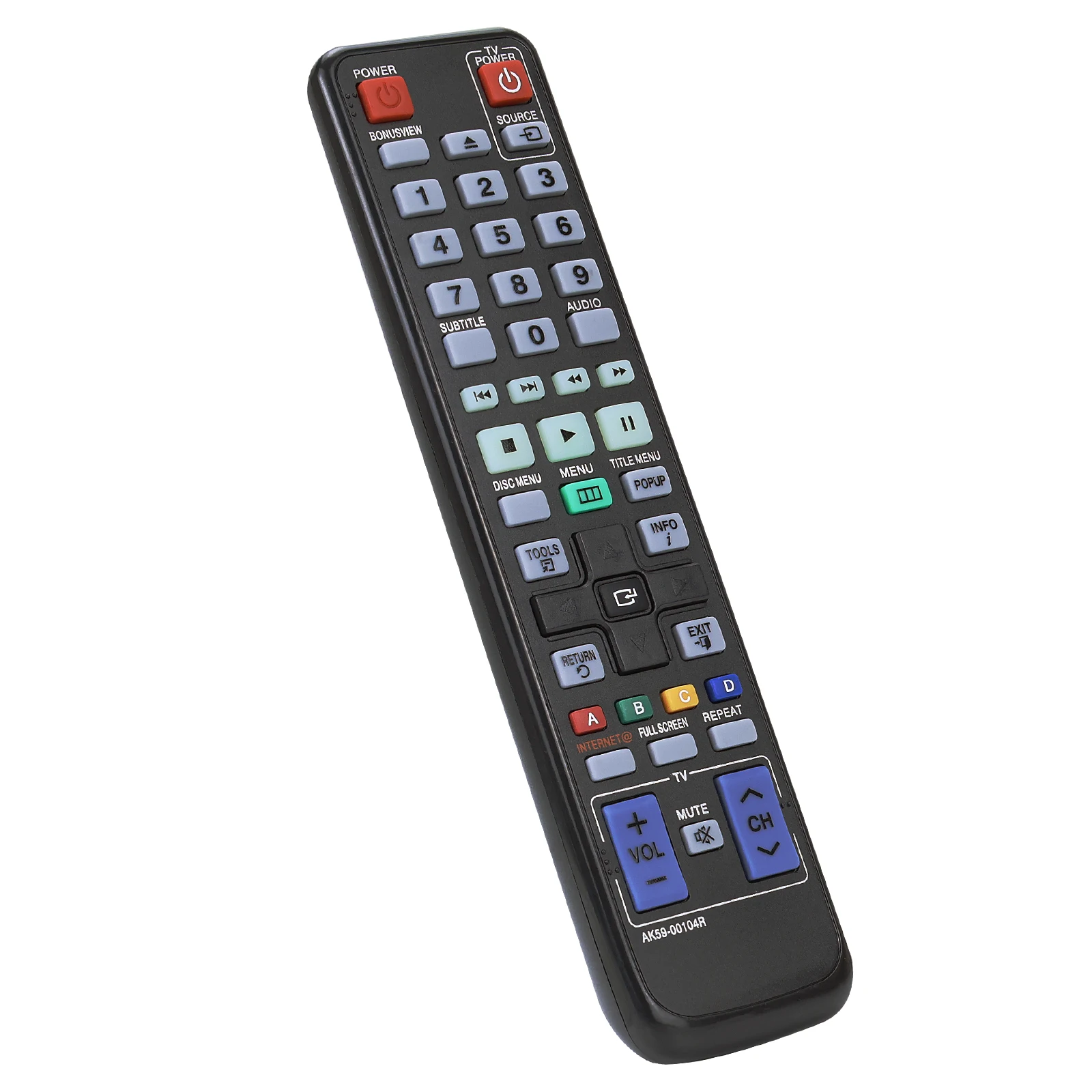 New Remote Control AK59-00104R for Samsung BD-C5300 BD-D5490 BD-C5500C BD-D5700 BD-C6500 BD-C5900 BD-C6900 BD-C6800/XAA BD-C6600