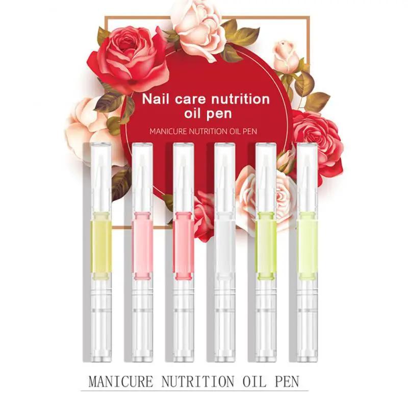 Nutrição Oil Pen para Tratamento de Unhas Óleo De Cutícula Cheira De Frutas, Nutrir, Amaciante De Pele, Ferramentas De Cuidado, Sabor, Prevenir Agnail