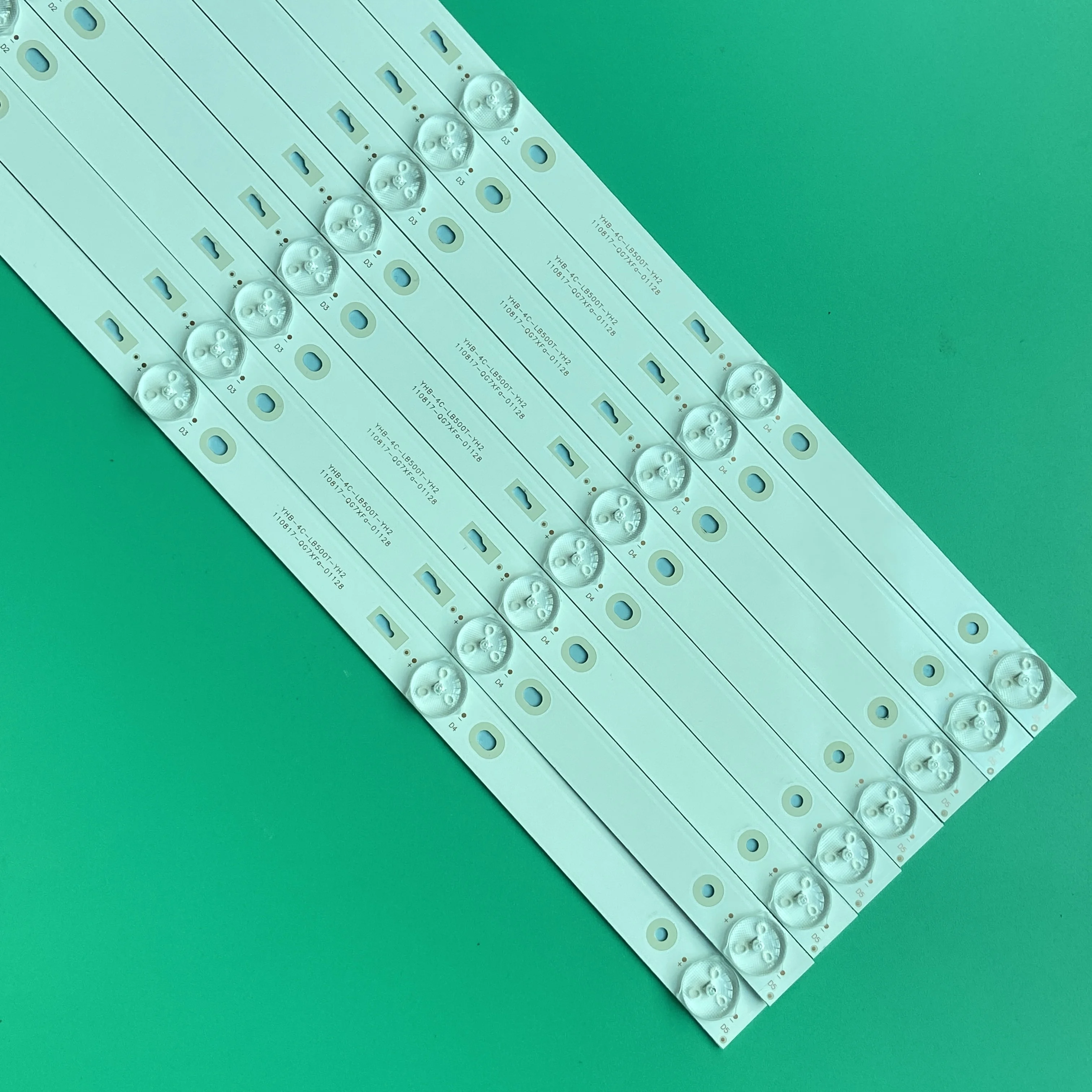 

8 шт./компл. полосы светодиодной подсветки для TOT_50D2700_8X5_3030C_5S1P 551P P108 REV V2 2014/12/29 LVF500NDEE 50FA3213 D50A710 D50A810