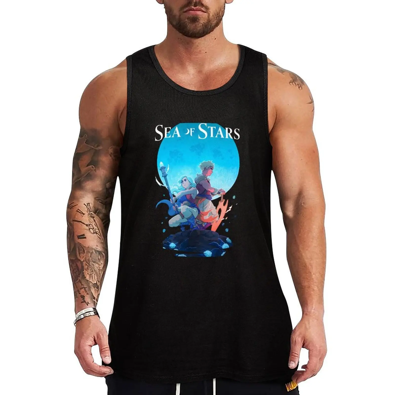 Sea of Stars - Camiseta sin mangas Zale & Valere, camiseta sin mangas sencilla, suave y transpirable, para uso diario
