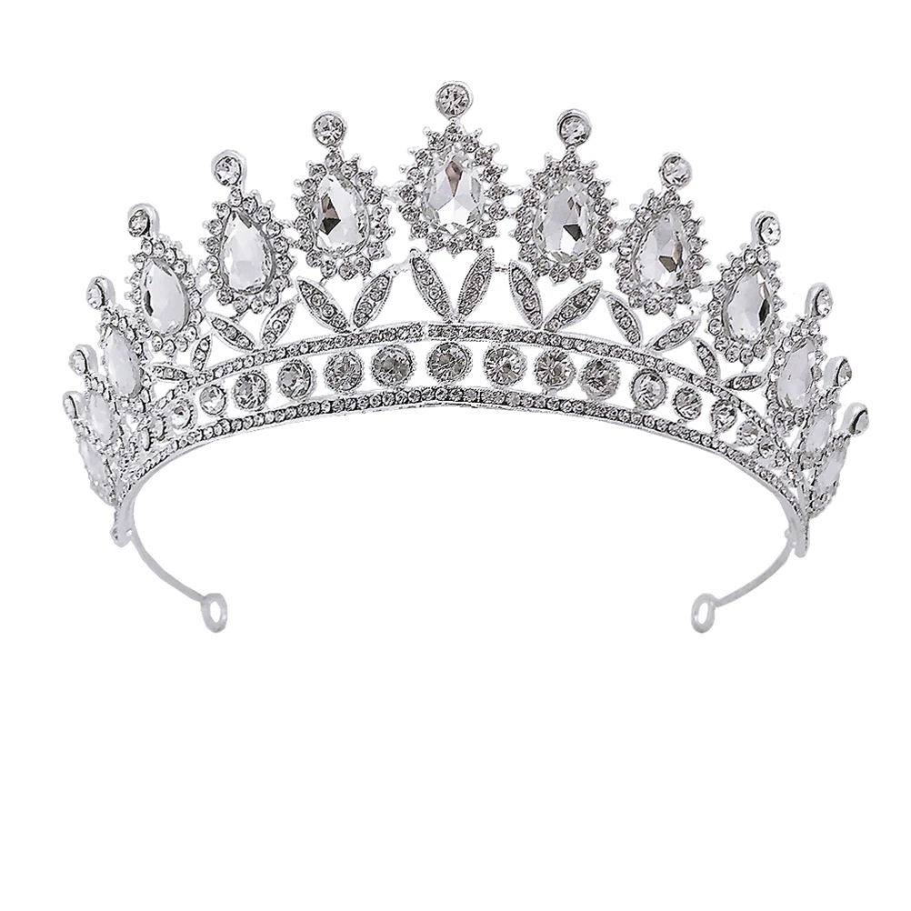 

Bridal Crown Crystal Headband Delicate Hair Jewelry Bridal Accessory Bridesmaid Guest Charm Diamond Zircon Alloy Wedding Diadem
