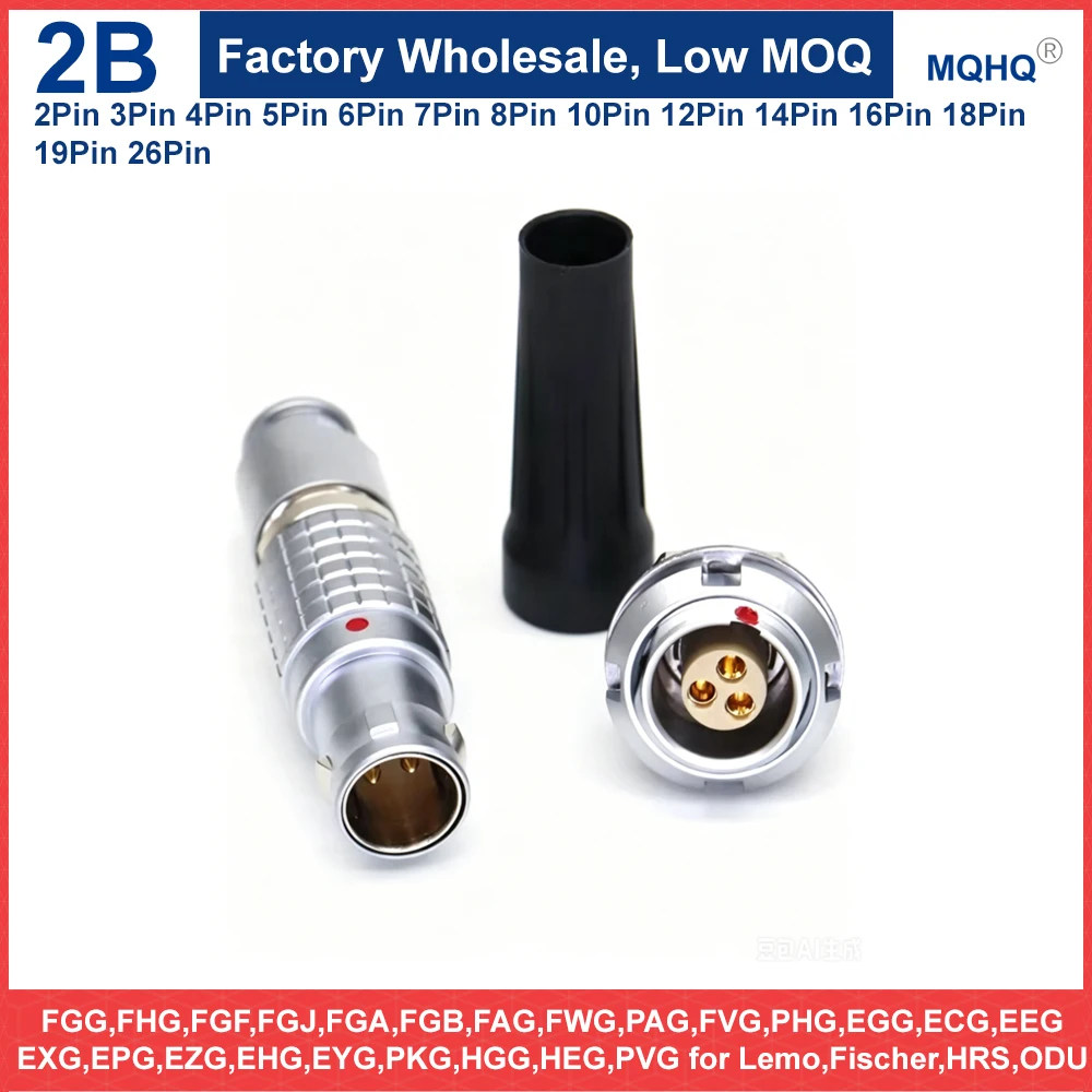 FGG 00B 0B 1B 2B Connector 2 3 4 5 6 7 8 9 10 12 14 16 18 19pin Aviation Plug Custom Audio Video Signal Cable Assembly