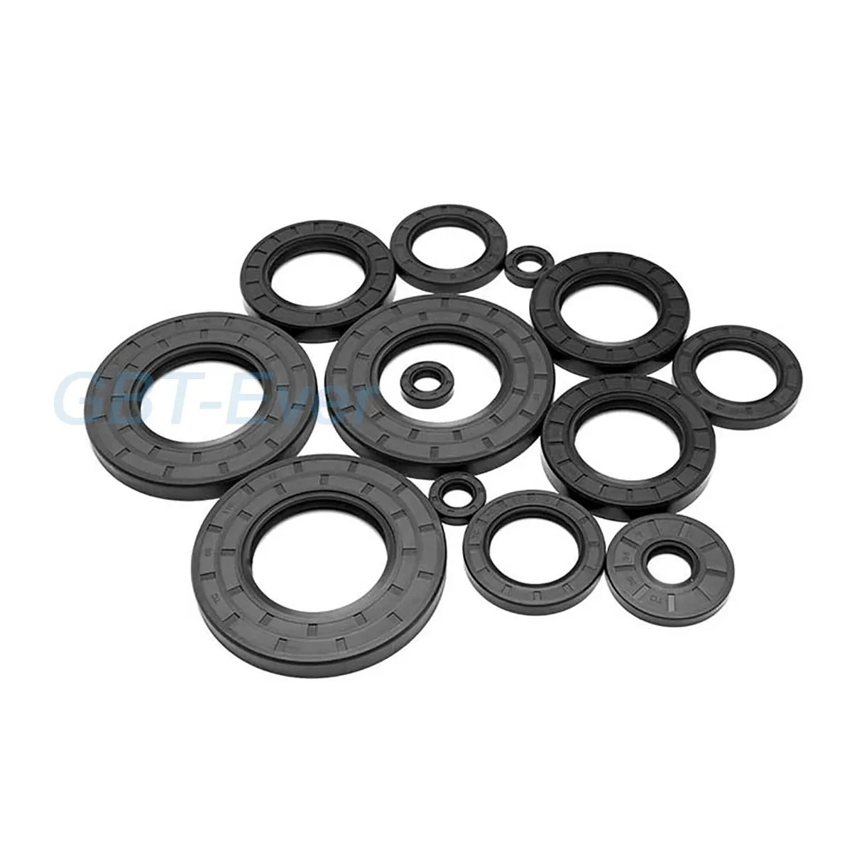 1Pcs NBR Framework Oil Seal ID 56/57/58/59mm OD 66-112mm TC Nitrile Butadiene Rubber Gasket Rings Cover Double Lip with Spring