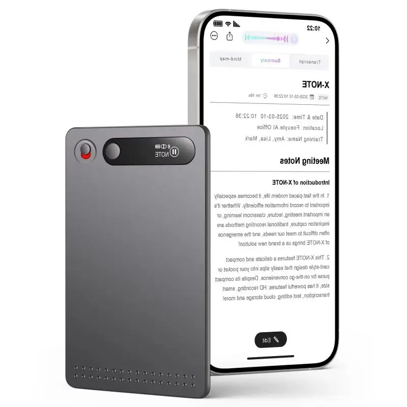 AAAAI Voice Transcriber Recorder 64GB Memory in 23 Languages Conference Lectures Call Quality Recorder