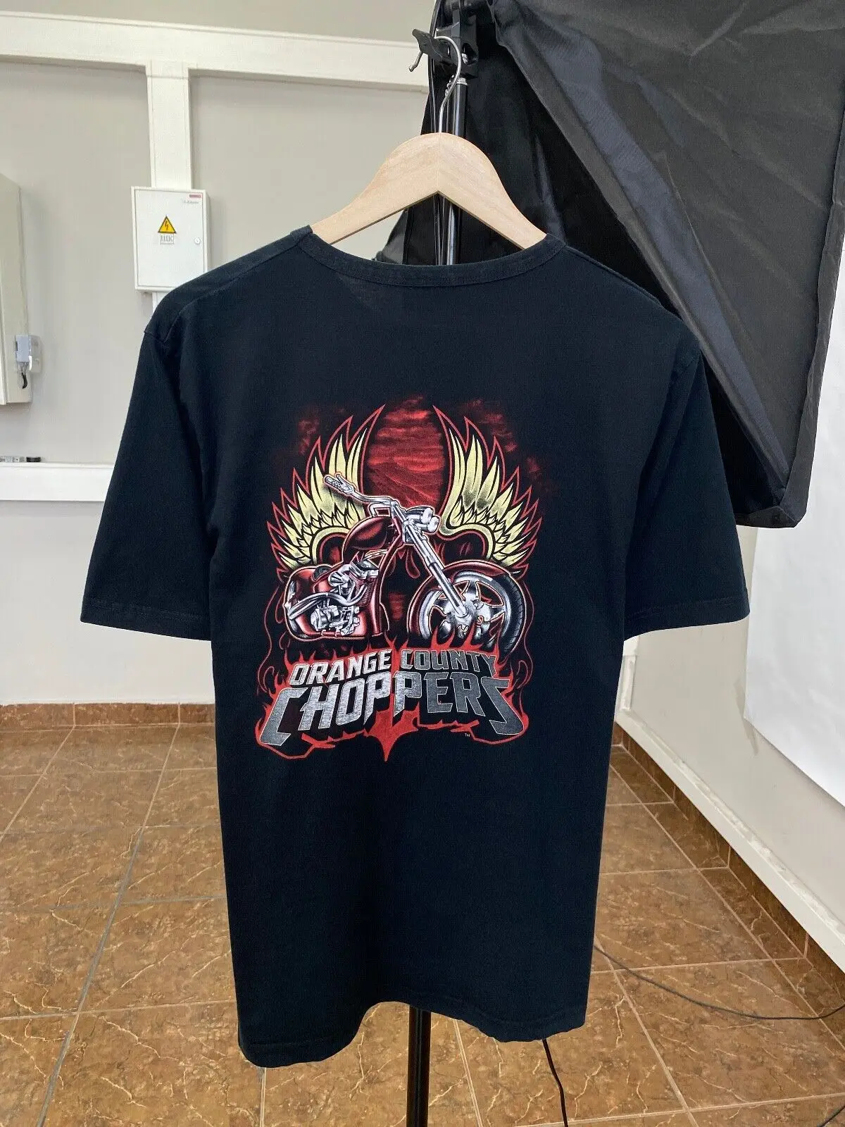 Vintage Orange County Choppers t-shirt west coast rare size M color black