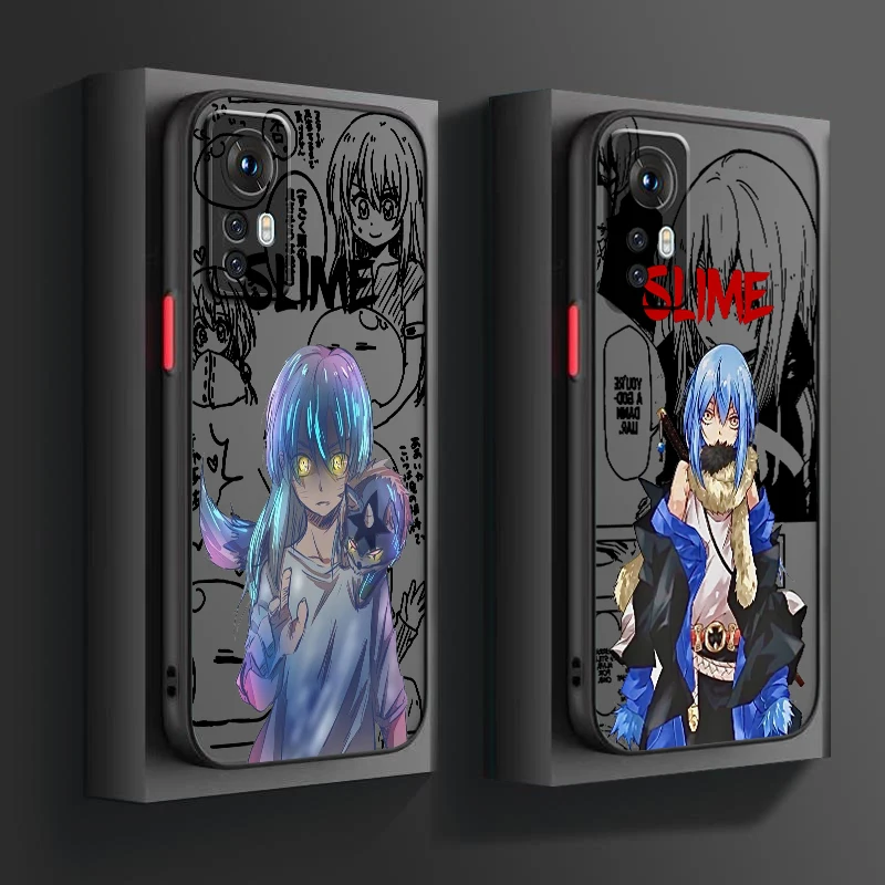 R-Rimuru T-Tempest Cool Anime Frosted Translucent For Xiaomi Mi 13 12 12T 11T 11 11i 10T 10 9T Pro Lite Ultra 5G Funda