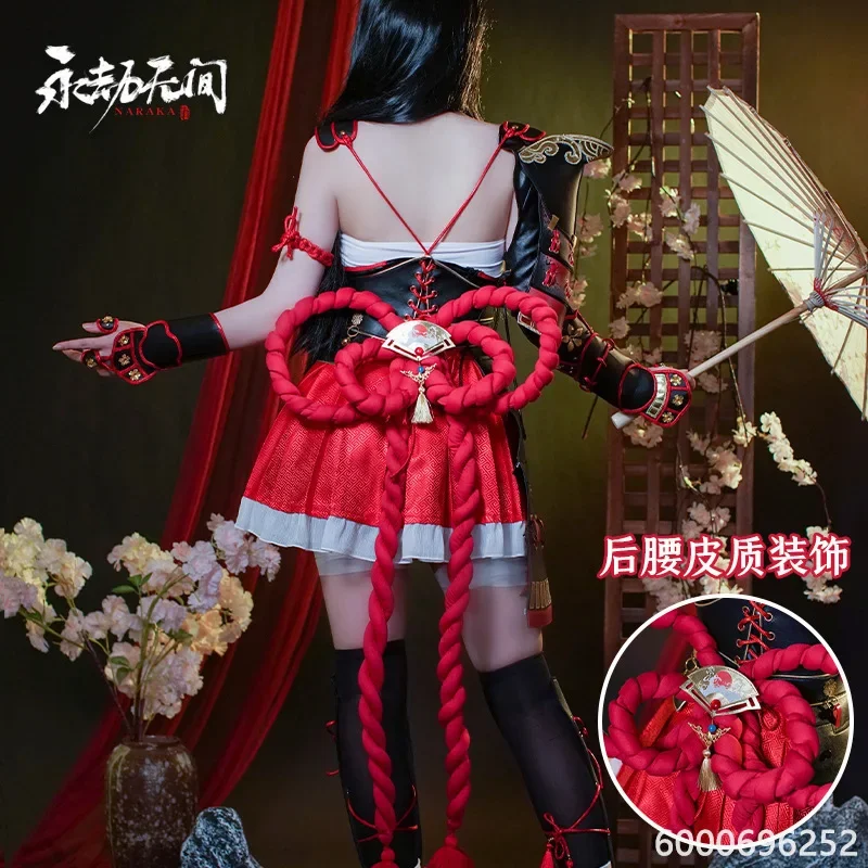 Naraka Bladepoint Kurumi Cosplay Costume Lovely Ancient Outfit for Women Halloween Party Role Play Clothing Full Set New Arrival