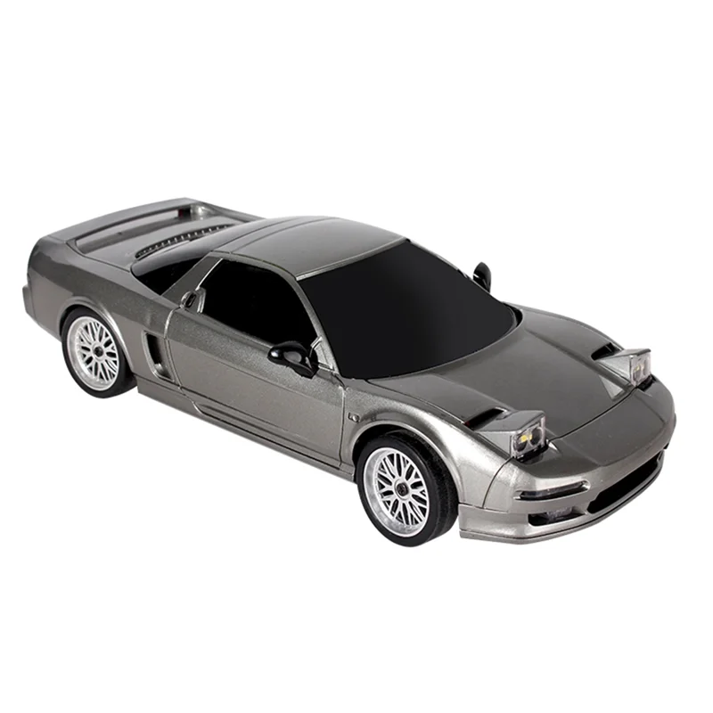 

ABWE-LD1803 1/18 2,4G 2WD RC автомобиль для дрифта светодиодные фонари полномасштабная управляемая модель детская серебристая простая установка