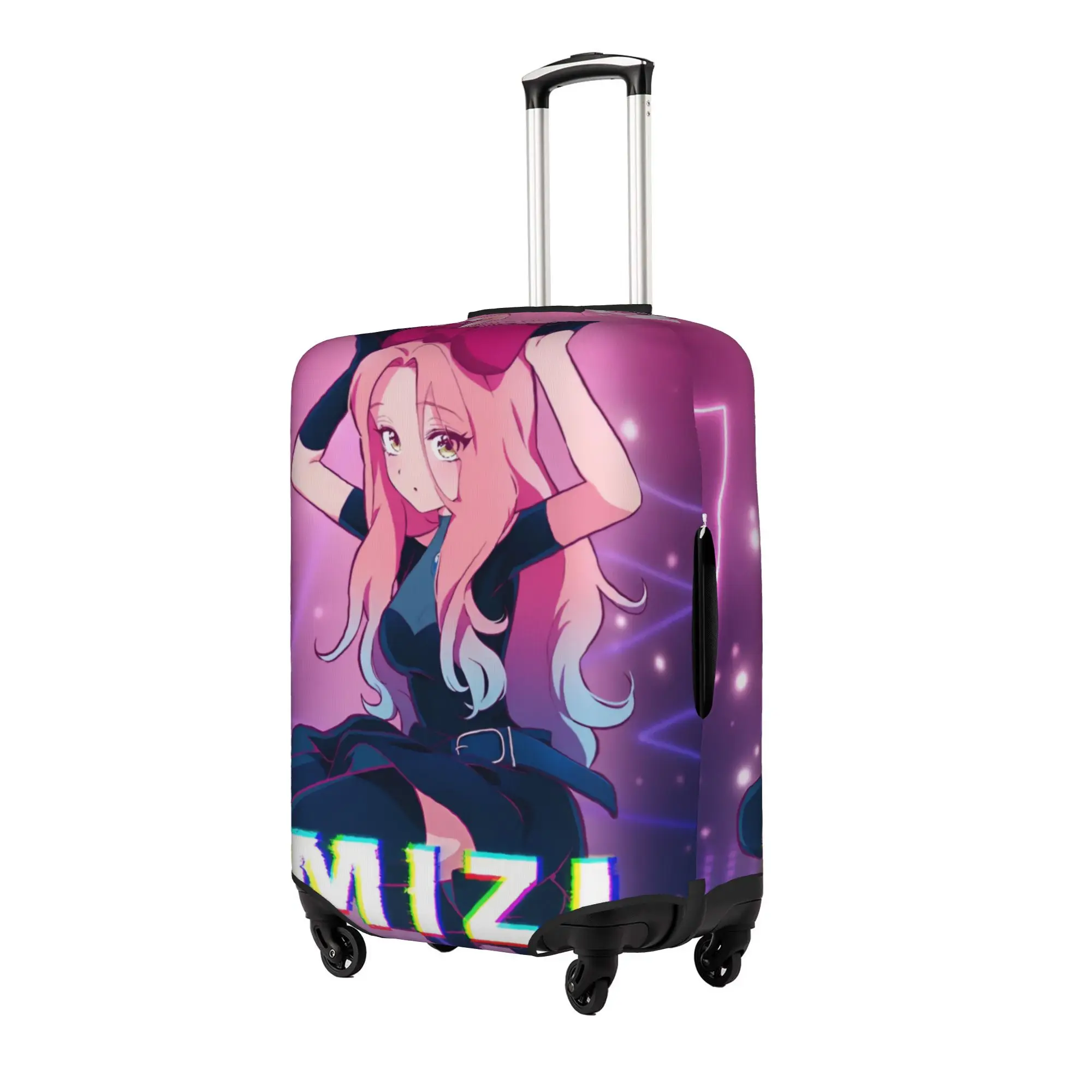 Custom Aliens Stages Travel Luggage Cover Elastic Dystopian Music Web Series Suitcase Cover Protector Fit 18-32 Inch