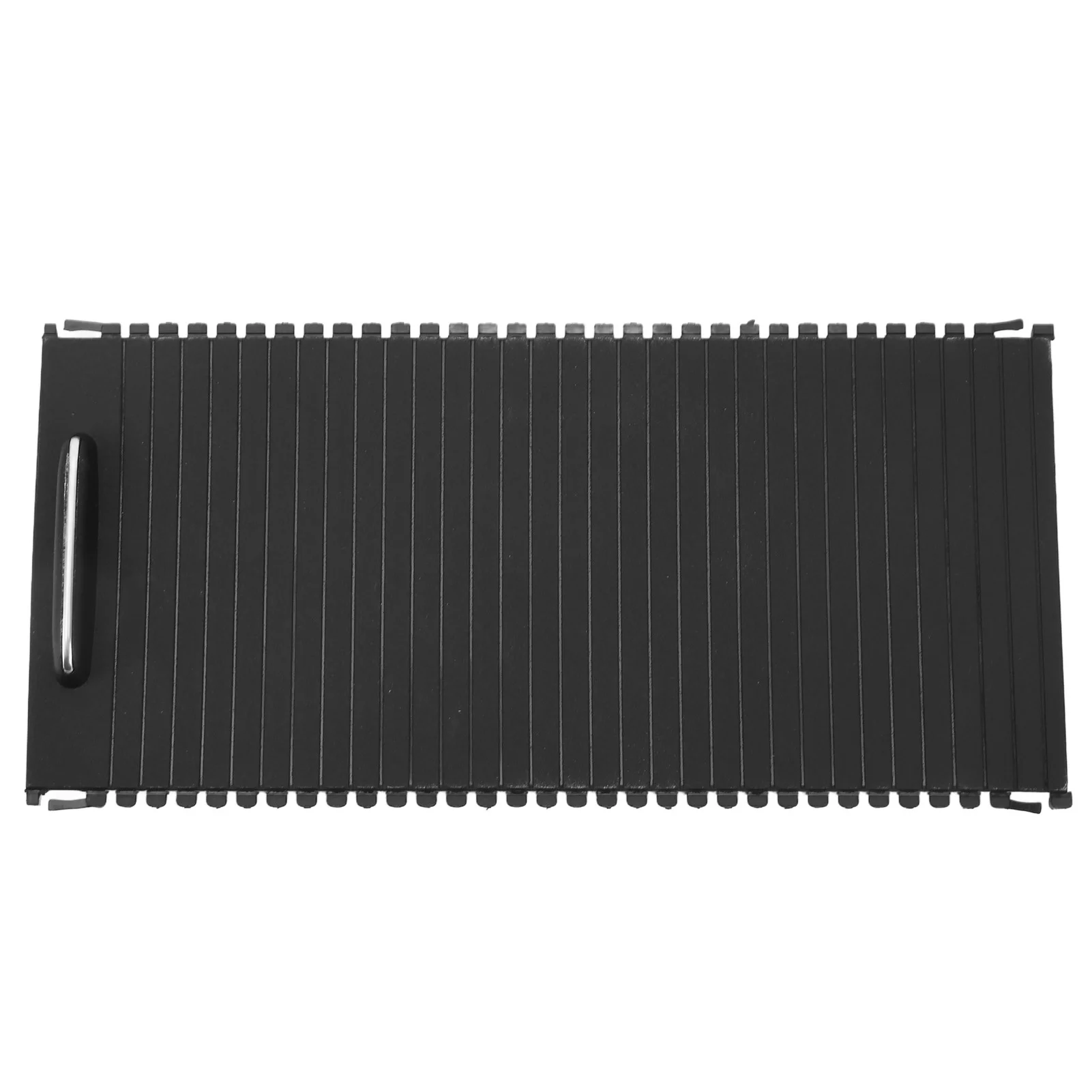 Center Console Roller Blind Cover Cup Holder Zipper Sliding Shutters Replacement for Mercedes‑Benz W204 Clase C C180 C200